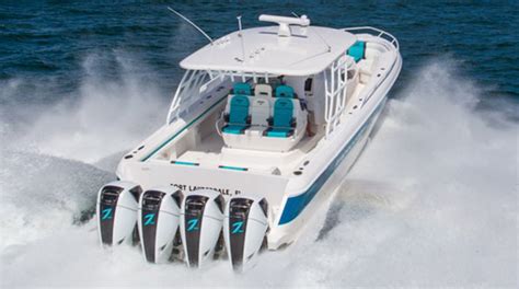 View 44 Cabin Cruiser With Outboard Engines