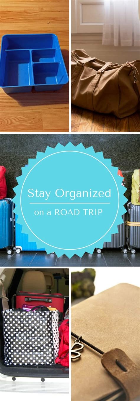 How To Stay Organized While On A Road Trip The Organized Mom