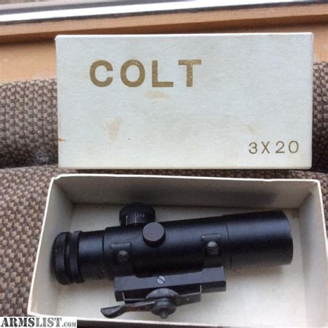 Armslist For Sale Colt Ar 3x20 Scope