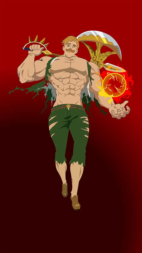 Just Escanor Seven Deadly Sins Anime 7 Deadly Sins Animal Drawings