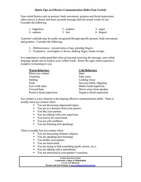 5 Effective Communication Worksheets For Adults