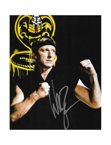 X Cobra Kai Print Signed By William Zabka Authentic Coa Ebay