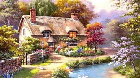 Spring Cottage Wallpapers Top Free Spring Cottage Backgrounds
