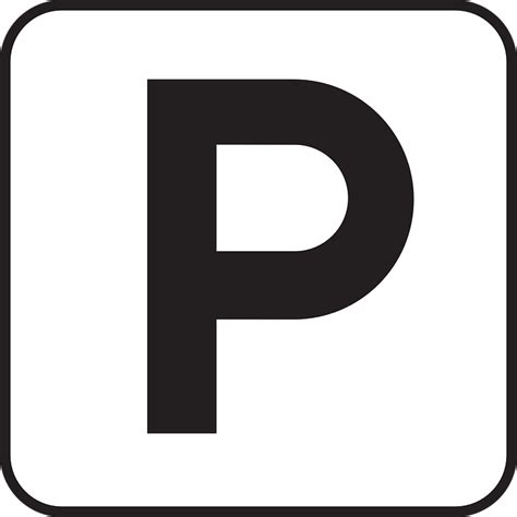 Parking P Alphabet · Free Vector Graphic On Pixabay