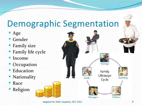 Marketers normally segment markets by combining several segmentation variables rather than relaying on a single segmentation what is demographic segmentation? 2 market segmentation