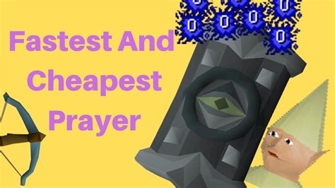 Fastest And Cheapest Prayer Training Chaos Altar Osrs Youtube