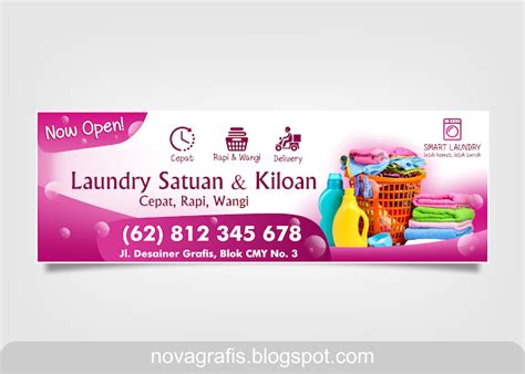 4 Contoh Desain Banner Spanduk Laundry Cdr Terbaru Bannerspanduk In Riset