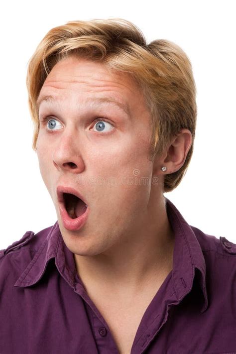 Surprised Young Man Stock Image Image Of Face Male 16812979