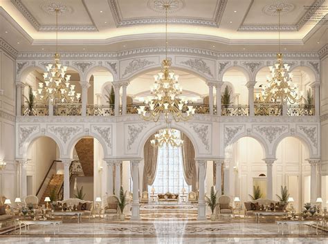 Main Hall Design By Muhamed Khaled At Doha Qatar On Behance Luxury