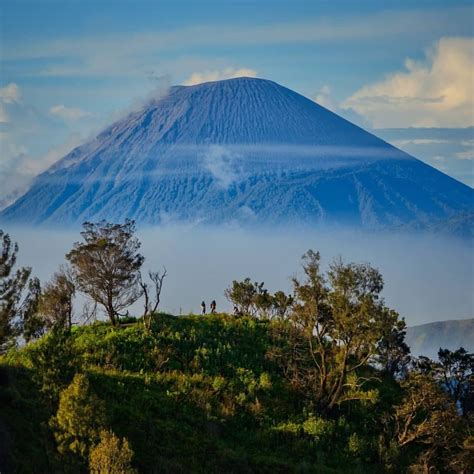 Puncak gunung semeru, atau biasa disebut dengan mahameru, memiliki ketinggian 3.676 meter dari permukaan laut. Jalur Pendakian Gunung Semeru Kembali Dibuka 12 Mei