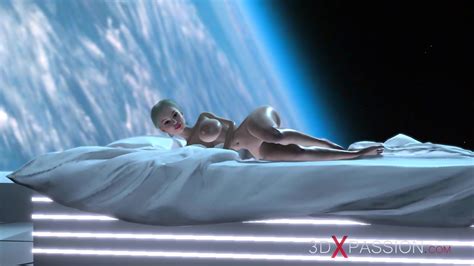 Sexy Female Sci Fi Android Fucking A Hot Horny Girl In The Space