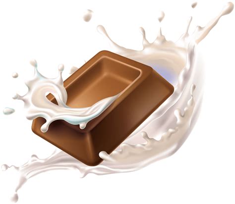 Chocolate Drop Milk Splash Spilled Cream Png Unlimited Download