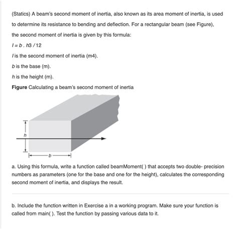 In addition, the mass can be computed, too. How To Calculate Moment Of Inertia A Rectangular Beam ...