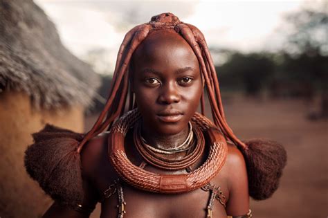 Himba Woman Himba People Portrait Photography