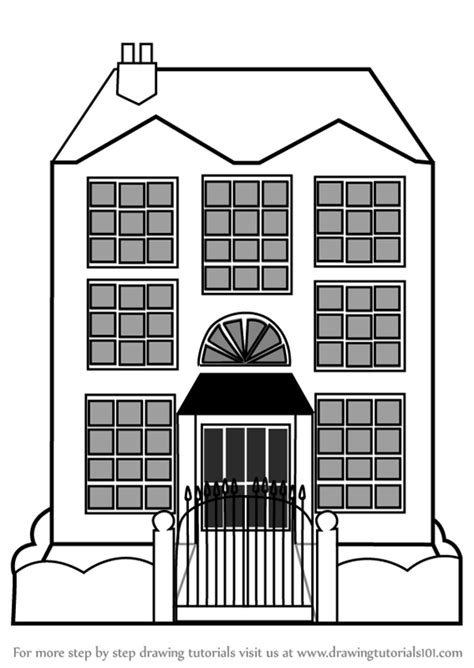Drawing lessons drawing poses drawing techniques drawing tips shading drawing drawing muscles how to draw muscles arm drawing drawing ideas. Learn How to Draw Mansion House (Houses) Step by Step ...