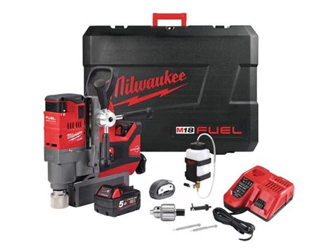 Milwaukee M18fmdp 502c M18 Fuel Magnetic Drill Stand Kit