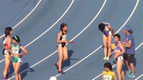 東京45秒78優勝 2016関東高校陸上 南関東女子 4×100mリレー 決勝 Youtube