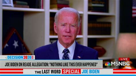 Biden Tells Voters Dont Vote For Him If They Believe Tara Reade