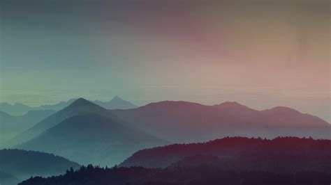 Gradient Mountains Wallpapers Wallpaper Cave