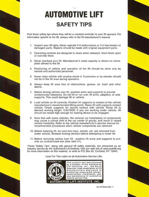 High pressure gases compressed gases are found in all aircraft maintenance shops first aid, electricity and high pressure gases first aid. Tech Tip: 10 rules to follow when using vehicle lifts