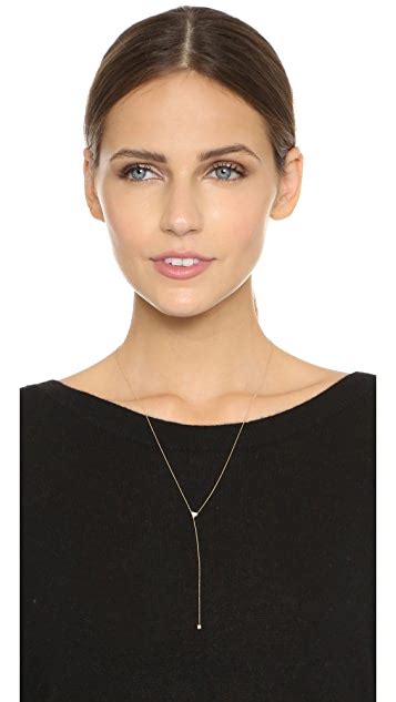 Adina Reyter Diamond Cluster Lariat Necklace Shopbop