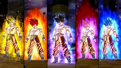 Cac More All New Transformations Wcustom Hairs And Auras Ssj1 2 3 G B Bk