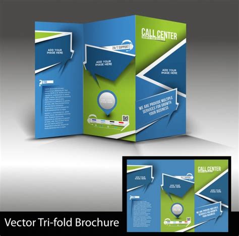 12621 Tri Fold Brochure Vectors Royalty Free Vector Tri Fold Brochure