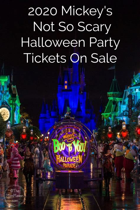 Its Time To Buy Your 2020 Mickeys Not So Scary Halloween Party