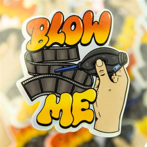 Exclusive Blow Me Sticker Cameras By Max Ltd