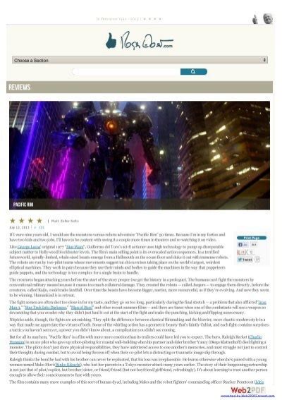 Pacific Rim Movie Review Film Summary Roger Ensign Hot Sex Picture