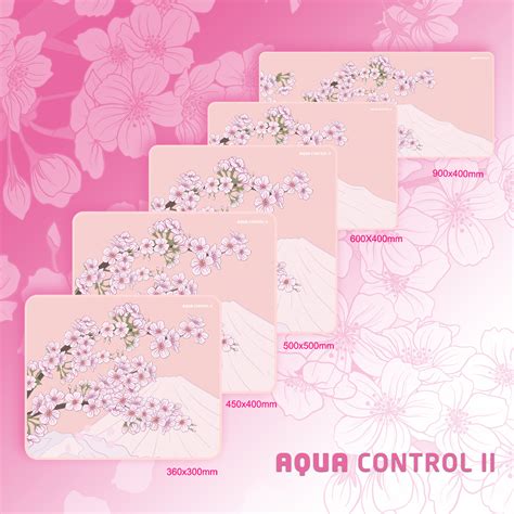 X Raypad Aqua Control Ii Sakura Pink Gaming Mouse Pads