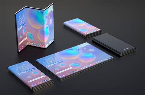 Samsung Galaxy Foldable Phone With Z Fold Design Letsgodigital