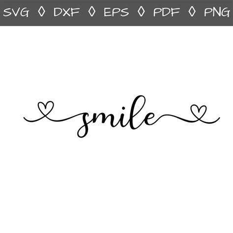 Smile Typography Svg