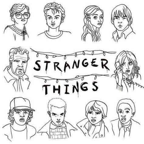 Free 21 stranger things printable coloring pages download. Free Printable Stranger Things coloring page # ...