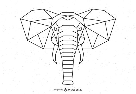 Polygonal Elephant Vector Design Vector Download
