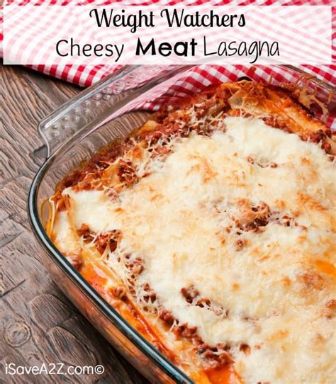 Weight Watchers Lasagna With Meat Sauce Only 8 Points Per