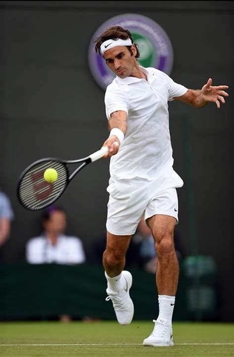 Federer's forehand maybe beautiful but it's not easy to understand with a grip that allows him to play close to the baseline roger is able to dominate the court and hit more aggressive shots. Smashing a forehand 1st round, Wimbledon 2014 | Tennis ...