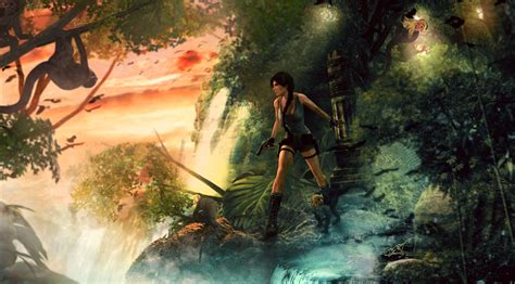 Lara Croft Underworld Wallpaper
