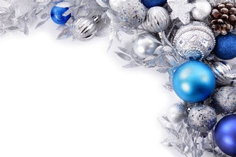 Download Silver And Blue Christmas Balls For Free Blue Christmas