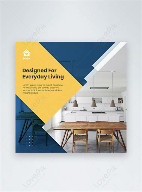 Interior Design Social Media Post Template Imagepicture Free Download