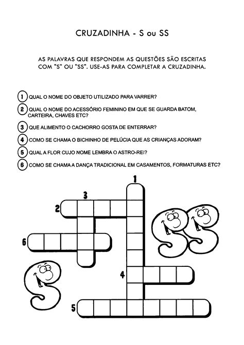 Atividades De Ortografia 5 Ano S Ou Ss