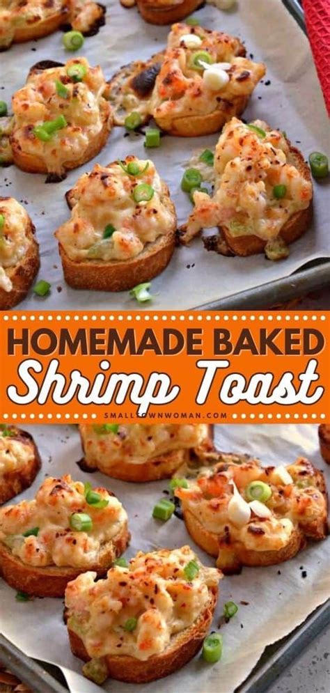 Shrimp Toast Recipe In 2021 Shrimp Toast Appetizer Recipes Baked