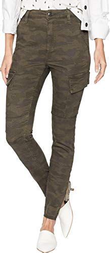 Joes Jeans Womens Charlie High Rise Skinny Ankle Cargo Green Camo 25