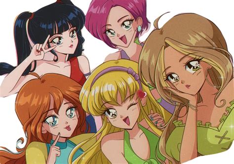 90s Anime Alfea Group By Kirakiradolls On Deviantart