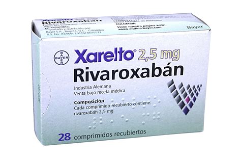 Xarelto 2 5 Mg 28 Comprim Uroccidente