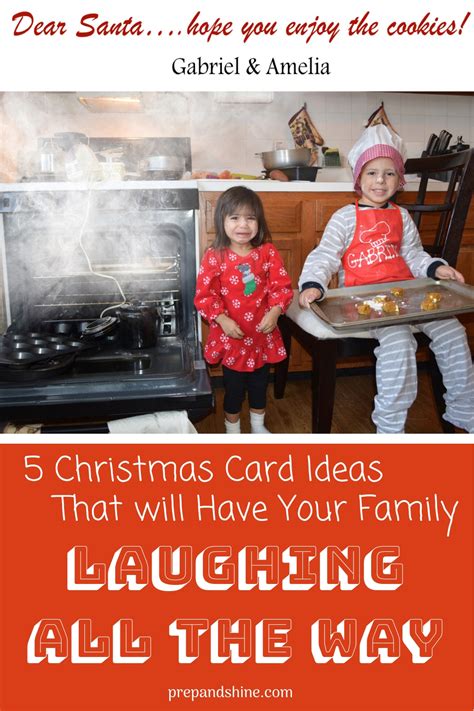 Here are our top 5 ideas for this year's card! Step by Step: How to Prep Funny Christmas Cards - Prep and Shine