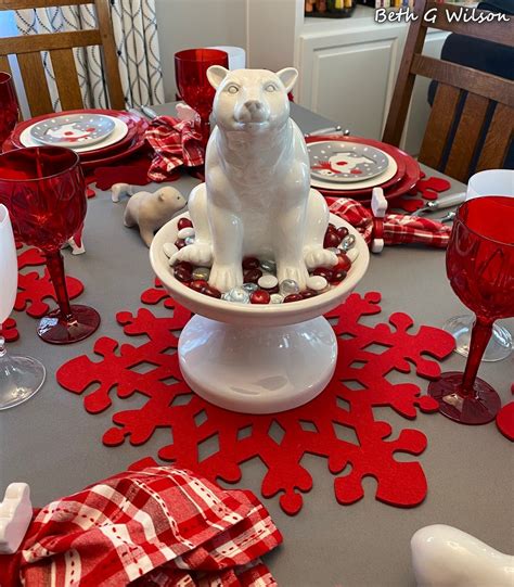 A Polar Bear Winter Tablescape — Whispers Of The Heart