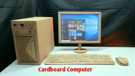 How To Make Computer From Cardboard Cardboard Cpu Cardboard