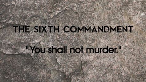 Sixth Commandment Wise And Innocent Youtube