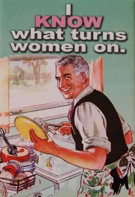 Nothing Sexier Than A Man Doing Dishes Retro Humor Funny Pictures Humor